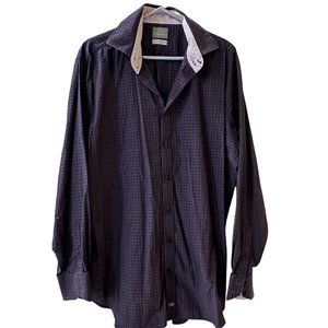 Thomas Dean Men’s Long Sleeve Dress Shirt, Size XXL.